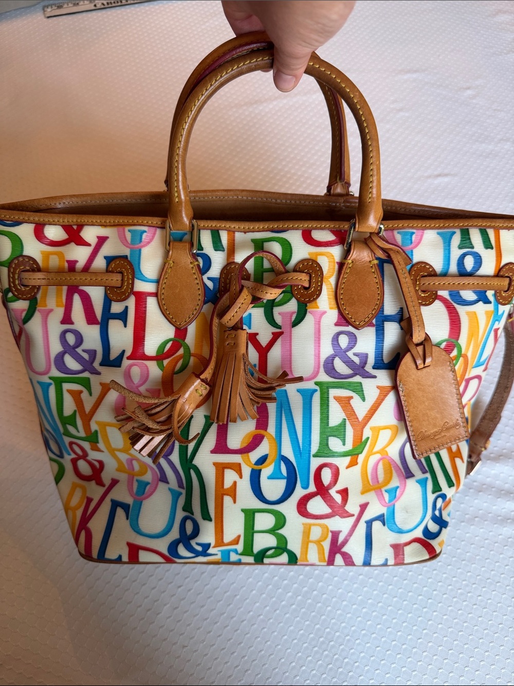 Dooney and Bourke Retro Rainbow GraficaBag *** super rare!